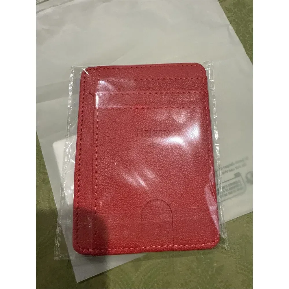 New Halara Card Id Holder Wallet In Red Color
